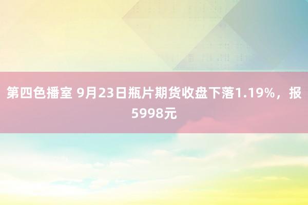 第四色播室 9月23日瓶片期货收盘下落1.19%，报5998元