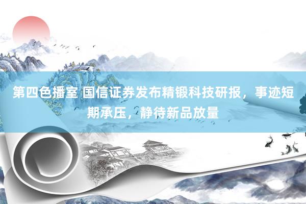 第四色播室 国信证券发布精锻科技研报，事迹短期承压，静待新品放量