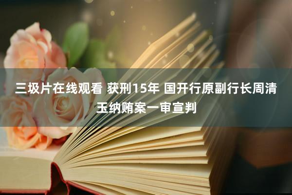 三圾片在线观看 获刑15年 国开行原副行长周清玉纳贿案一审宣判