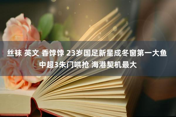 丝袜 英文 香饽饽 23岁国足新星成冬窗第一大鱼 中超3朱门哄抢 海港契机最大