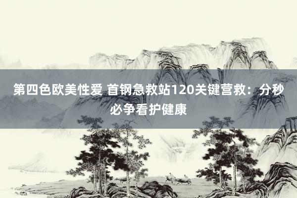 第四色欧美性爱 首钢急救站120关键营救：分秒必争看护健康